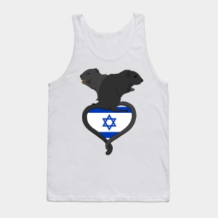 Gerbil Israel (dark) Tank Top